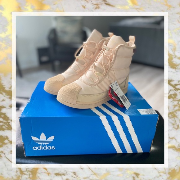 Adidas Superstar Boot in Sand Strata/White size 4.5Y | size 6W BNIB! - Picture 5 of 11